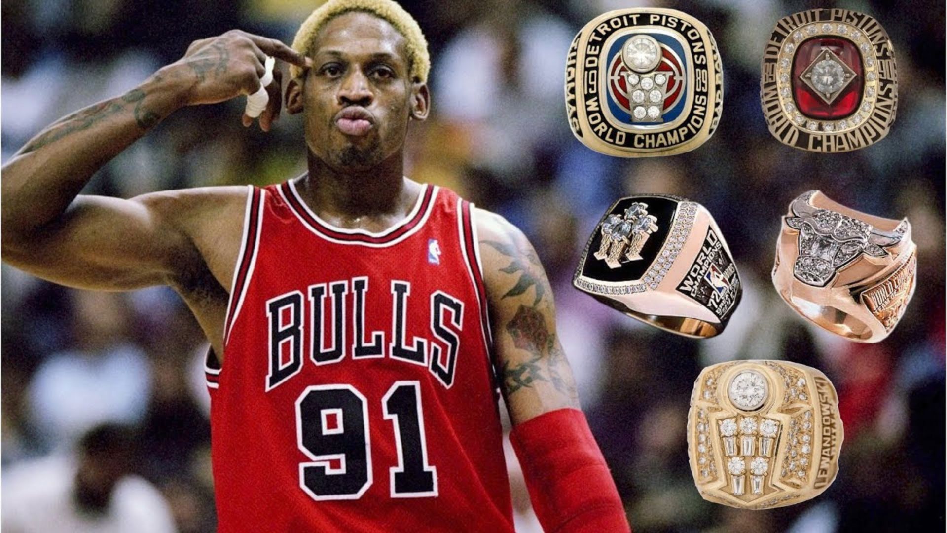 How Many Rings Does Dennis Rodman Have And Career Achievements